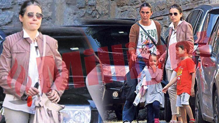 ÇOCUKLARIYLA GÖRÜNTÜLENDİ