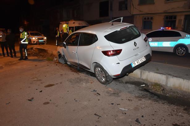 VİRAJI ALAMADI