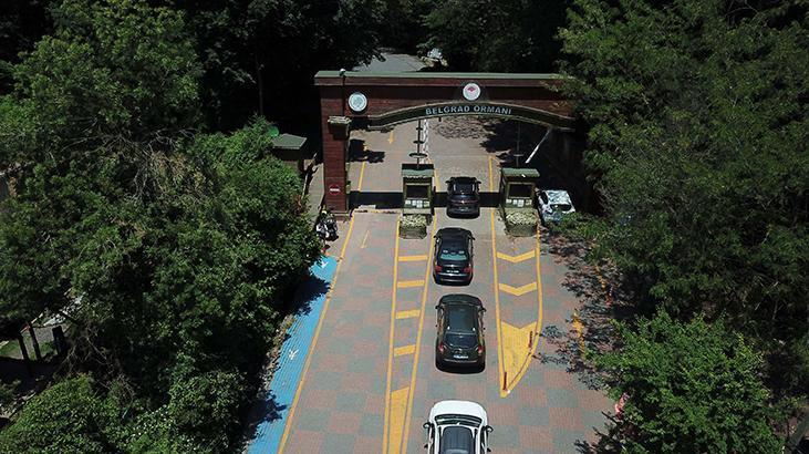 Bugün Belgrad Ormanı... Araçlar peş peşe geldi