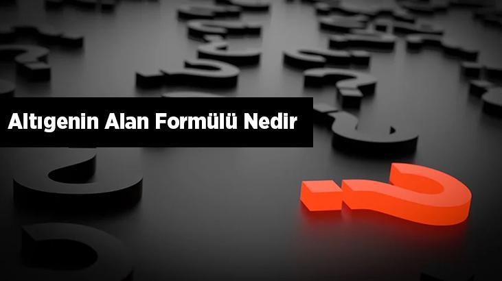 alan formülü