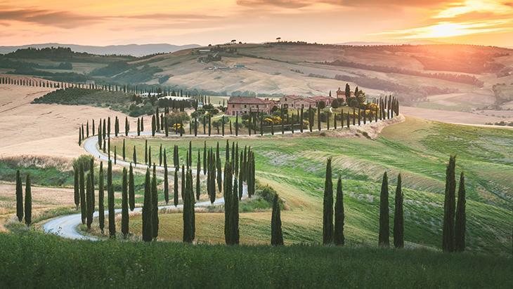 Toskana Vadisi, İtalya Toskana Vadisi, İtalya