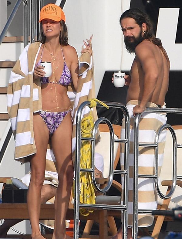 Heidi Klum-Tom Kaulitz güvertede aşka geldi Heidi Klum-Tom Kaulitz güvertede aşka geldi