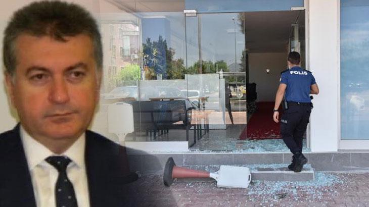 İŞ YERİNİN CAM KAPISI KIRILDI