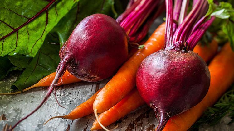 Kımızı pancar ve havuç