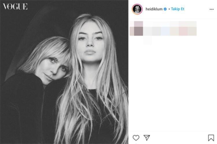 Heidi Klumun kızı Leni Klum defileye damga vurdu