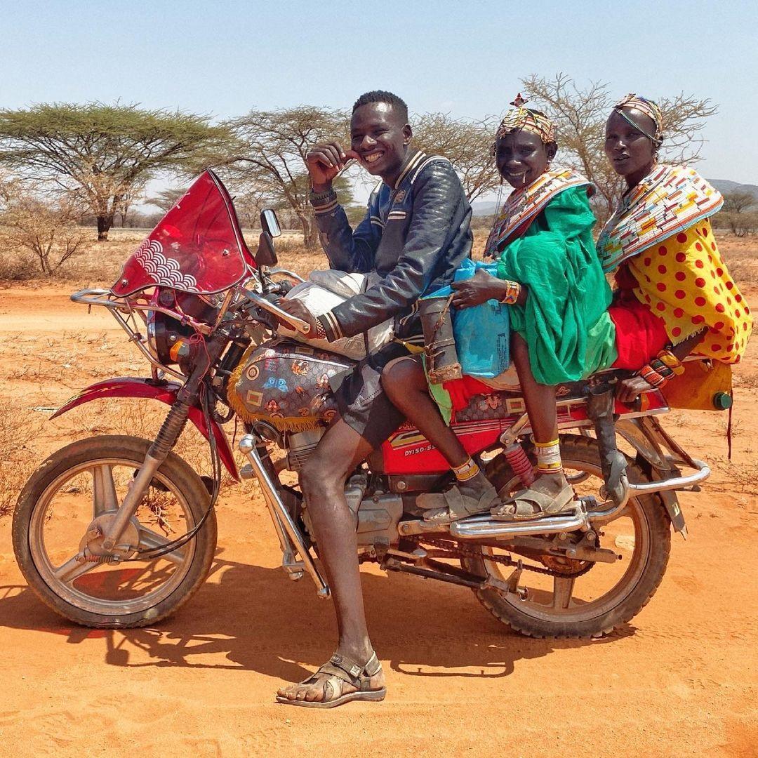 Türk akademisyen motosikletiyle Afrika turunda