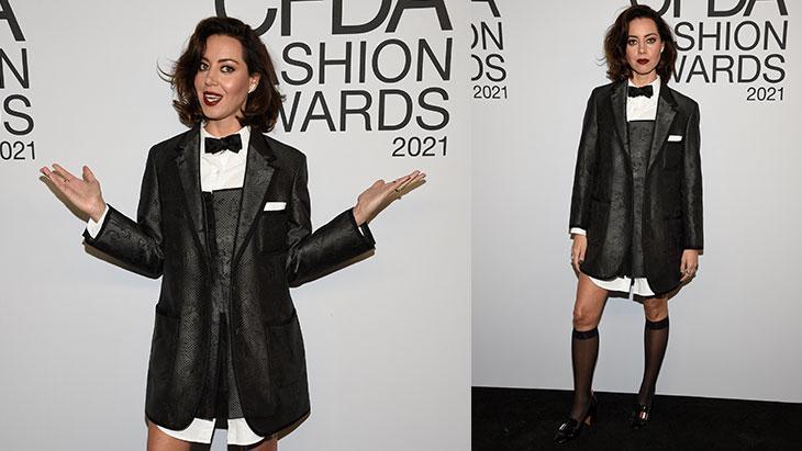 Aubrey Plaza - Thom Browne Aubrey Plaza - Thom Browne
