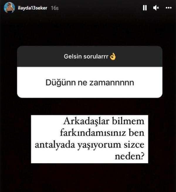 İsmail Balabanın sevgilisi İlayda Şekerden evlilik cevabı