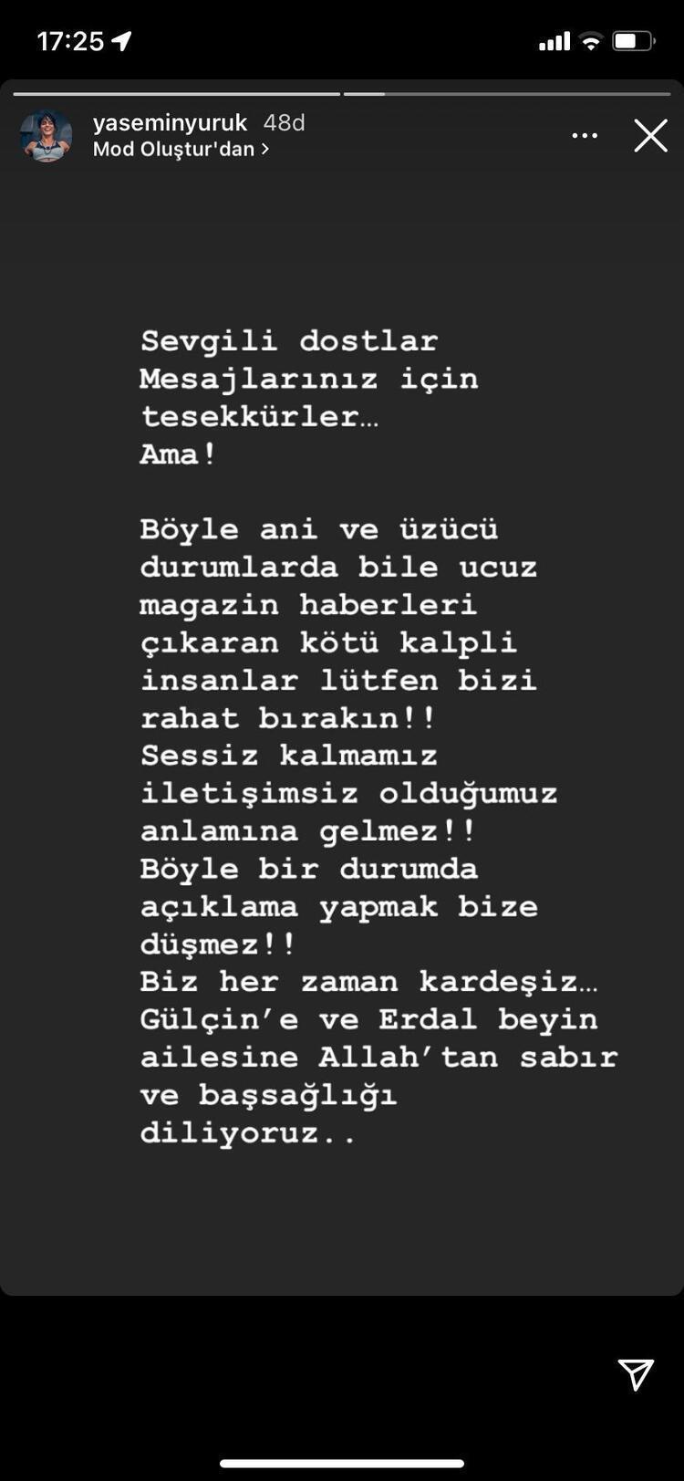 Kazada sevgilisini kaybeden Gülçin Ergül sessizliğini bozdu