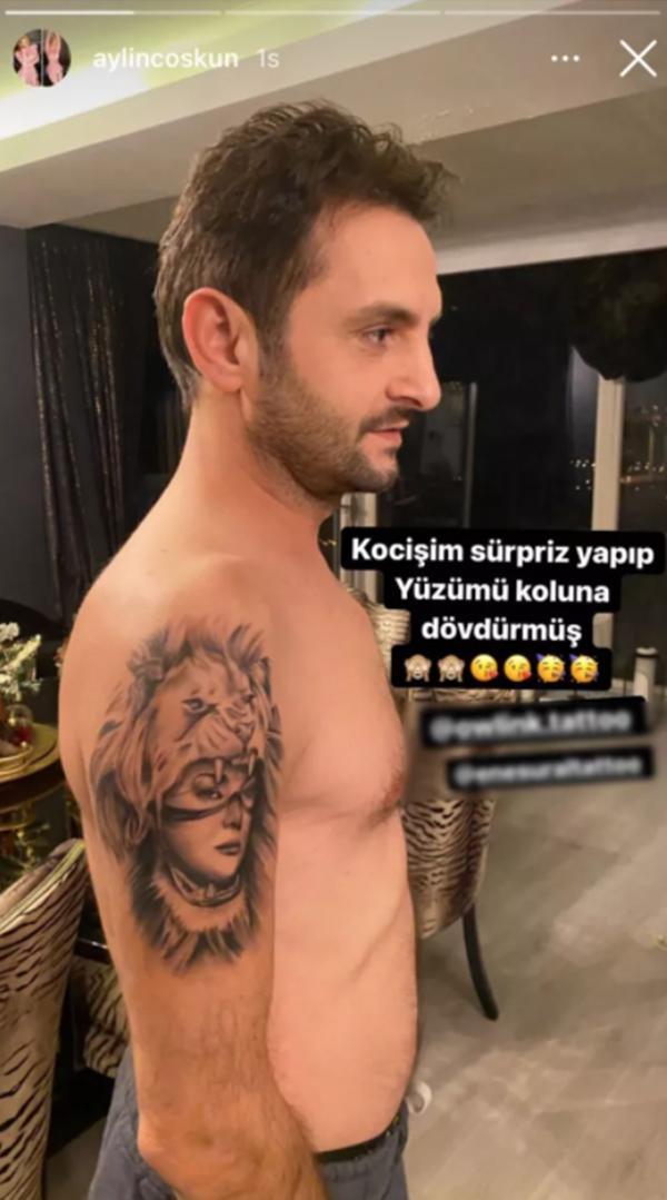 YÜZÜMÜ KOLUNA DÖVDÜRMÜŞ