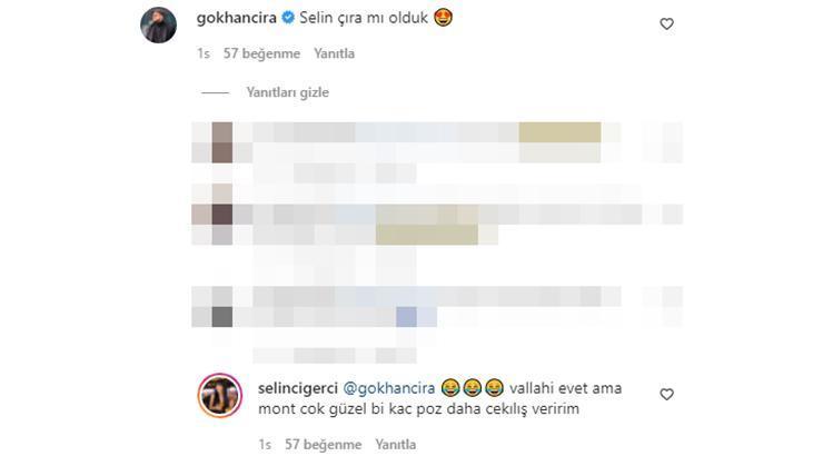 Selin Ciğerci paylaştı, Gökhan Çıra kayıtsız kalamadı