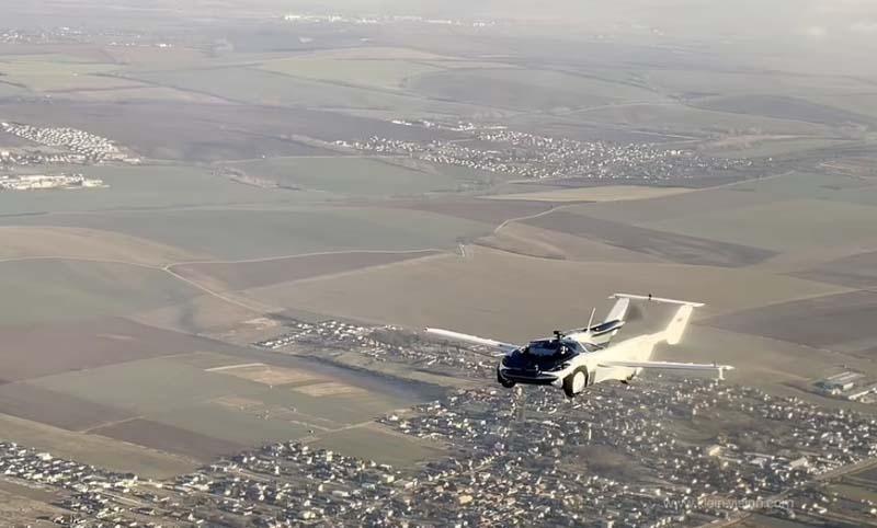 Uçan araba onaylandı 2 bin 500 metreye çıkıyor, saatte 200 kilometre...