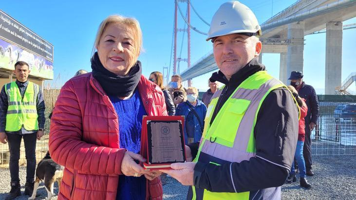 1915 Çanakkale Köprüsüne can dostlar için barınak