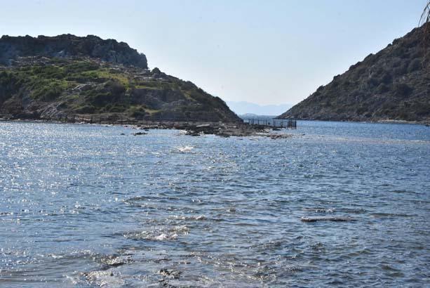 Bodrumda deniz çekildi, kral yolu gün yüzüne çıktı