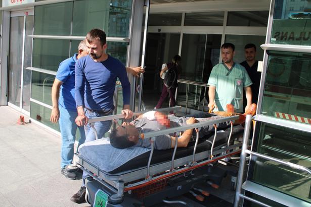 Acemi kasaplar hastaneye koştu