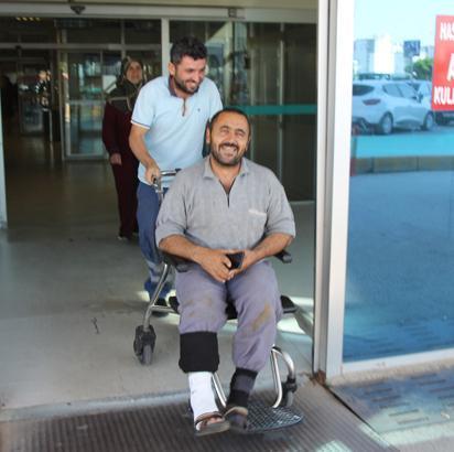 Acemi kasaplar hastaneye koştu