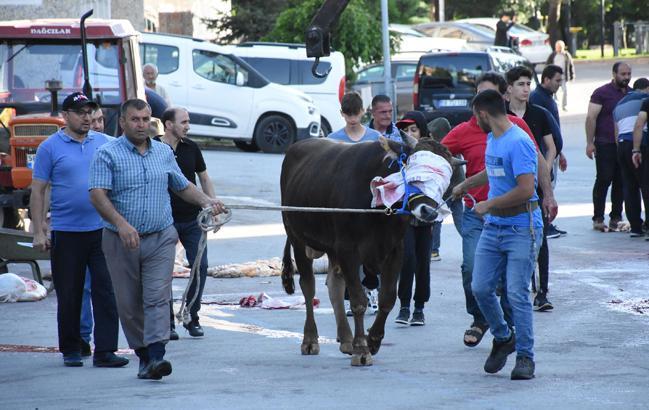 Acemi kasaplar hastaneye koştu