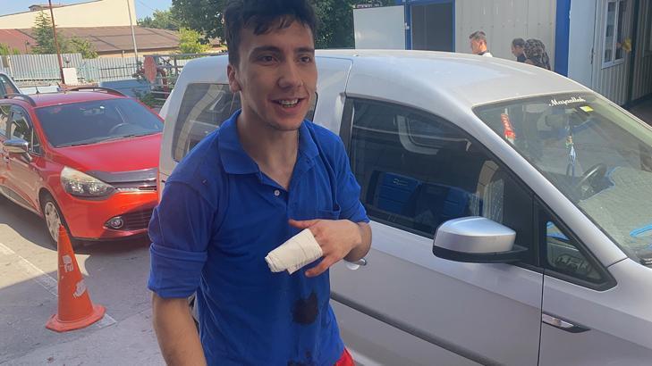Acemi kasaplar hastaneye koştu