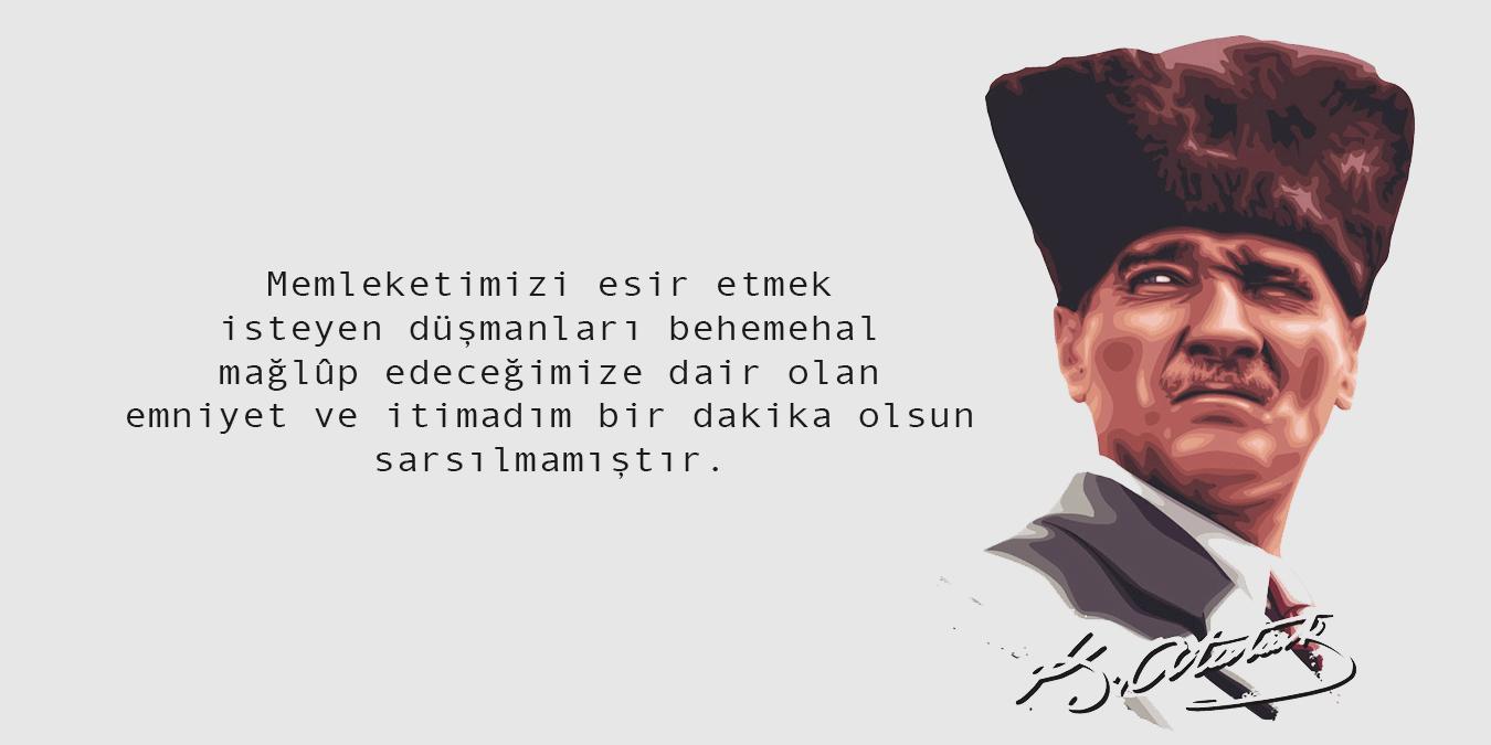 ATATÜRKÜN 30 AĞUSTOS ZAFER BAYRAMI SÖZLERİ