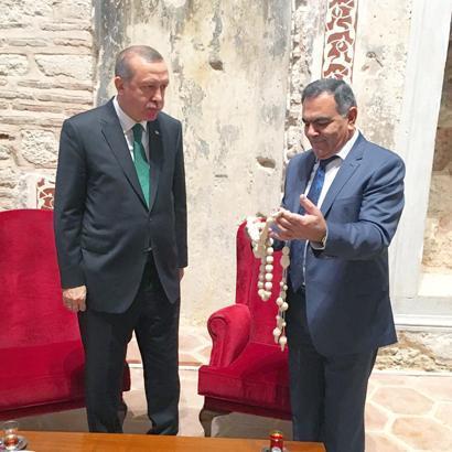 Erdoğanın tespihinin bir eşi, Konya’da sergide