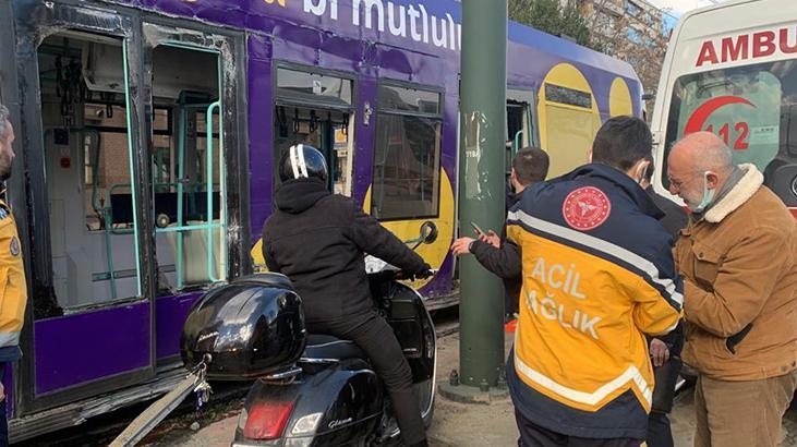 Son dakika... Kabataşta tramvay kazası Yaralılar var