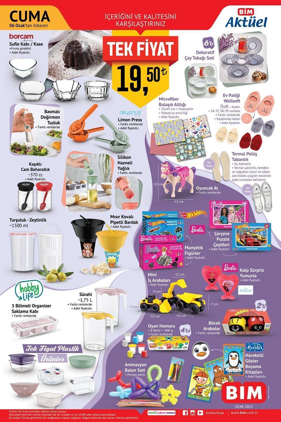 BİM 6 OCAK AKTÜEL KATALOG