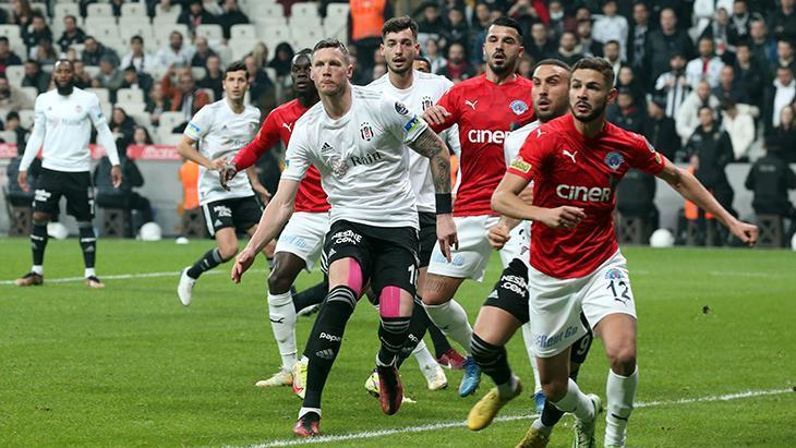 Beşiktaş - Kasımpaşa maçından kareler