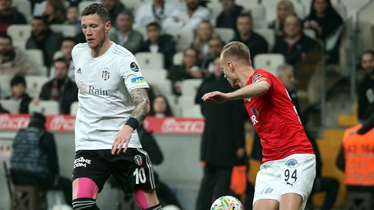 Beşiktaş - Kasımpaşa maçından kareler