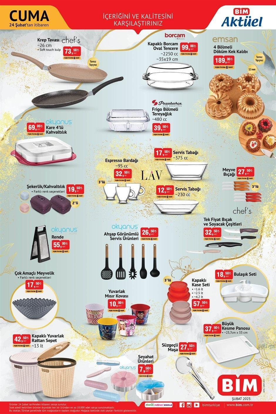 27 ŞUBAT BİM AKTÜEL KATALOĞU