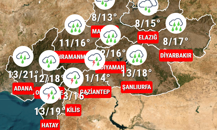 HAFTA SONU HAVA DURUMU: Deprem bölgesi, İstanbul, Ankara, İzmir ve diğer illerin bugün ve yarınki hava durumu dereceleri (24-25-26 Mart)