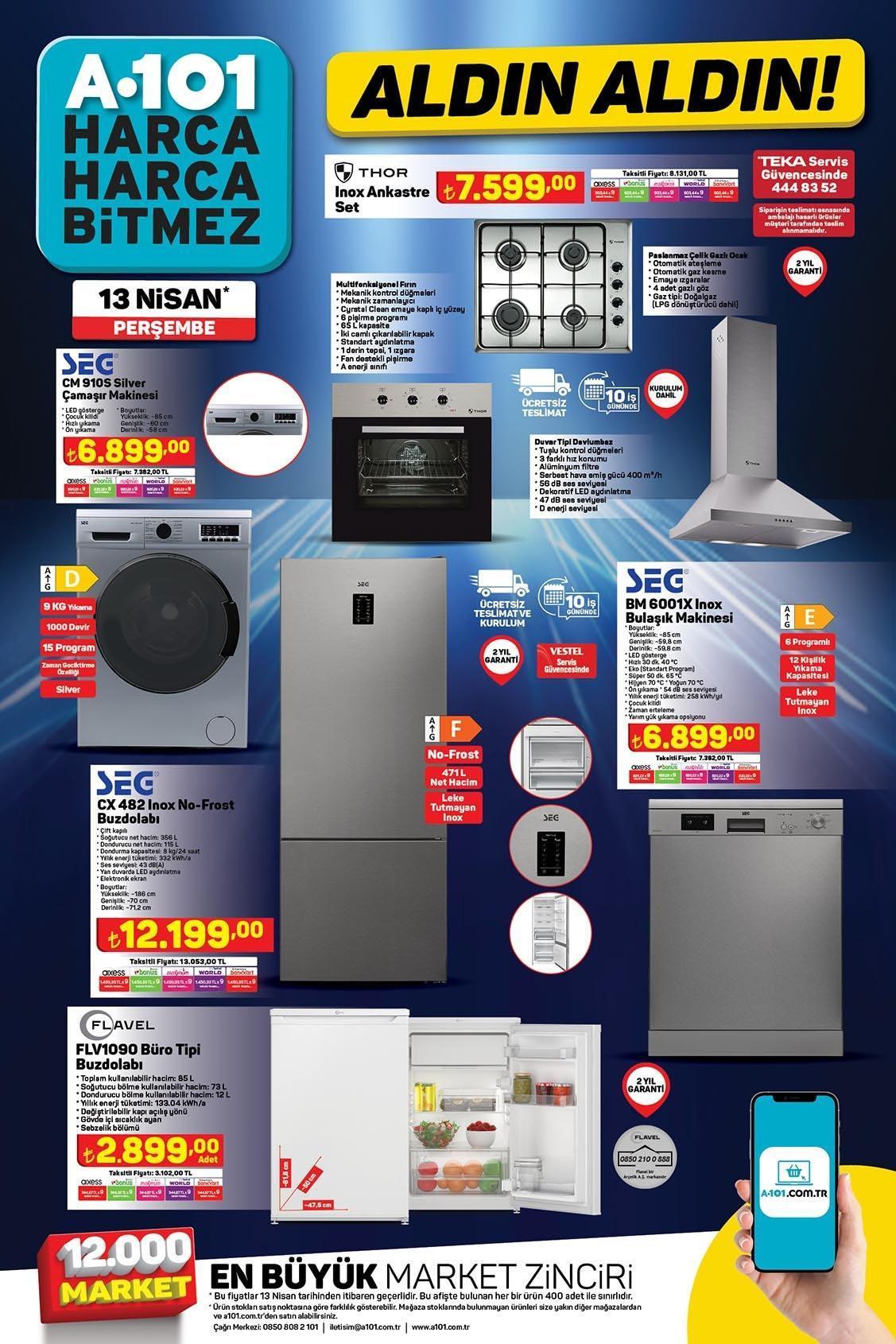 A101 AKTÜEL KATALOĞU (13 Nisan 2023): Bu hafta A101 aktüel kataloğunda neler var İşte indirimli A101 kataloğu avantajları