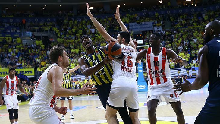 Fenerbahçe Beko - Olympiacos maçından kareler