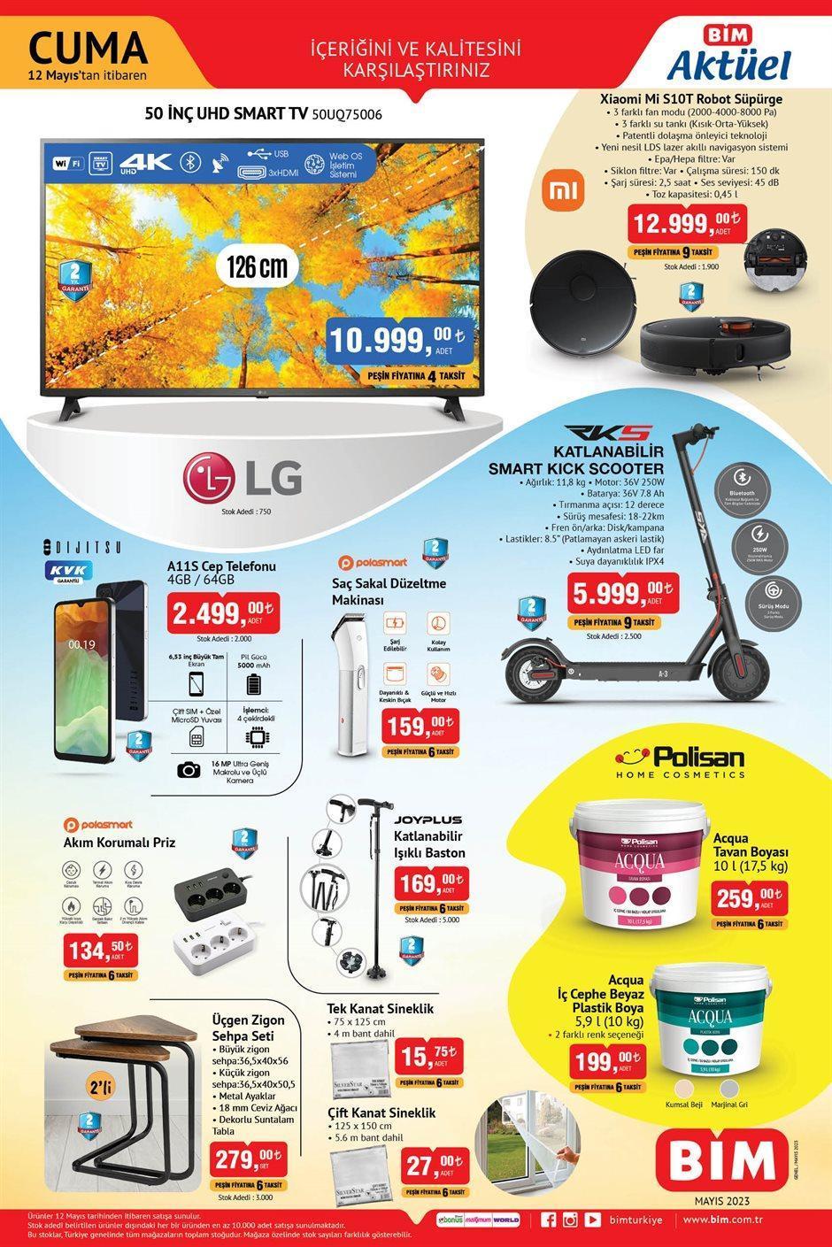 BİM 12 MAYIS AKTÜEL ÜRÜNLER KATALOĞU BİM 12 MAYIS AKTÜEL ÜRÜNLER KATALOĞU