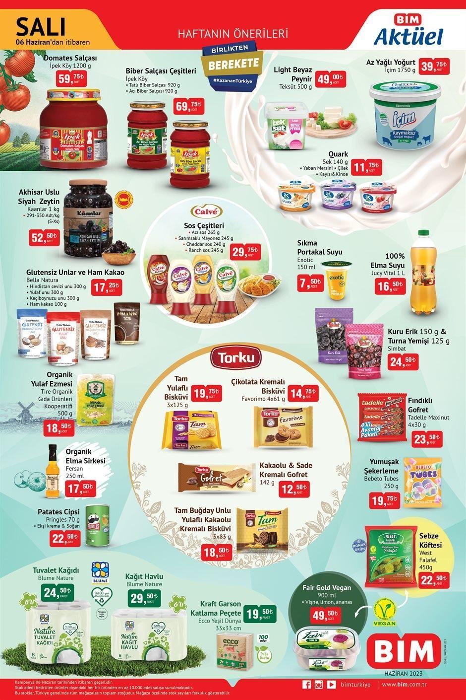 BİM 6 HAZİRAN AKTÜEL ÜRÜNLER KATALOĞU