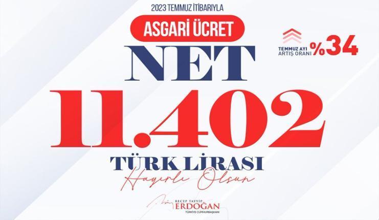 CUMHURBAŞKANI ERDOĞANDAN ASGARİ ÜCRET ZAMMI PAYLAŞIMI