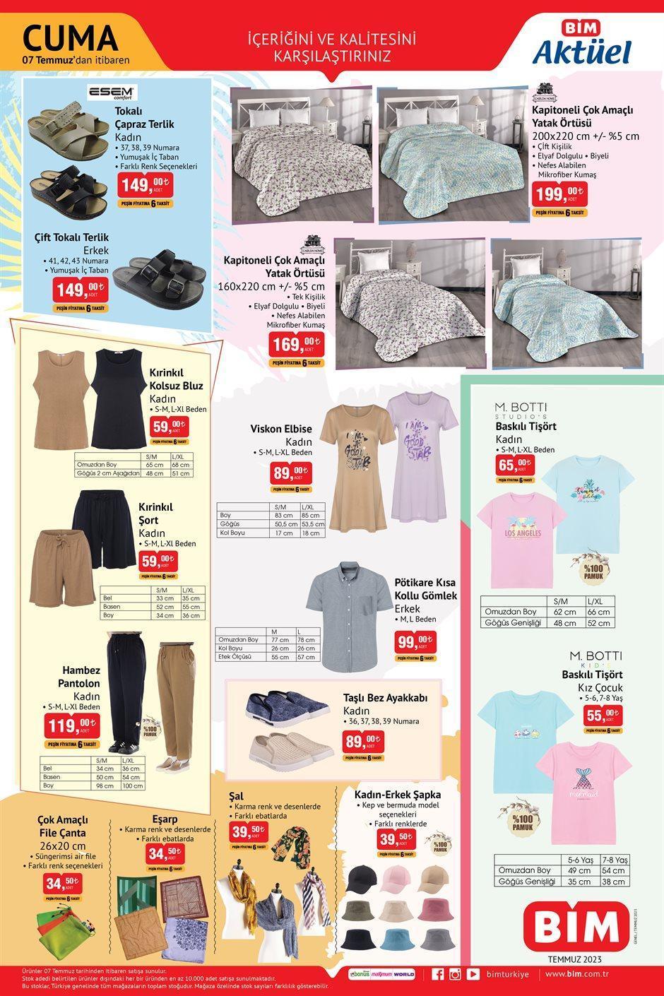 BİM 7 TEMMUZ AKTÜEL KATALOĞU