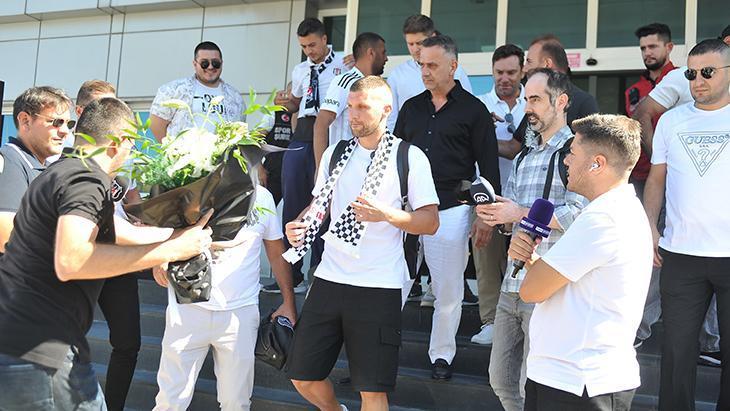 Ante Rebicin İstanbula gelişinden kareler