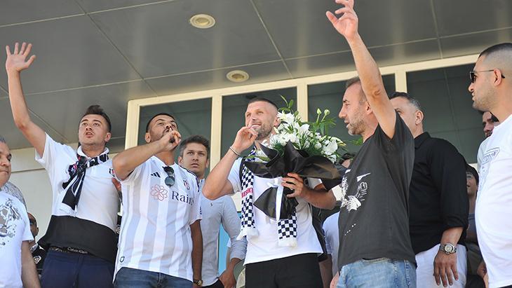 Ante Rebicin İstanbula gelişinden kareler