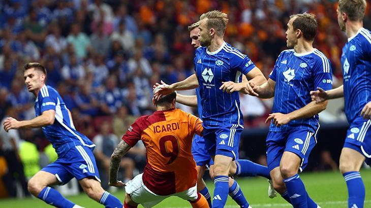 Galatasaray-Molde karşılaşmasından kareler