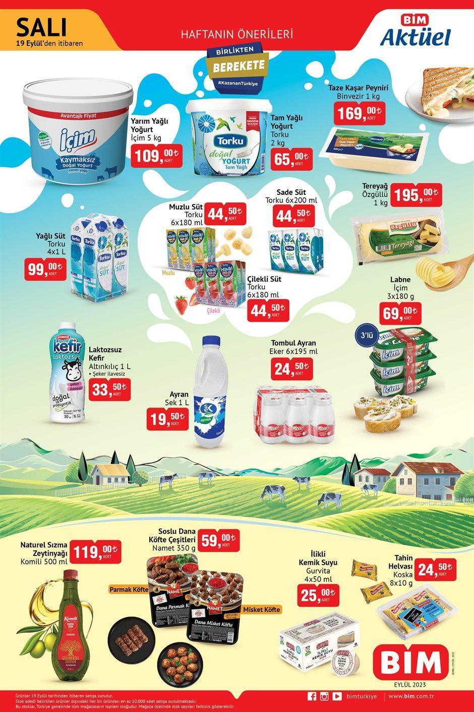 BİM 19 EYLÜL AKTÜEL ÜRÜNLER KATALOĞU BİM 19 EYLÜL AKTÜEL ÜRÜNLER KATALOĞU