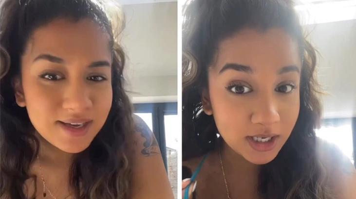 Sadece 1 gecede oldu Dokunduğu her yeri maviye boyadı, sebebi gebelik çıktı