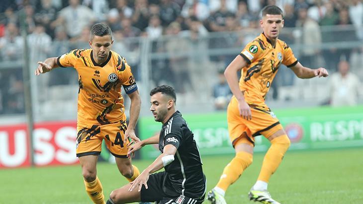 Beşiktaş - Lugano maçından kareler
