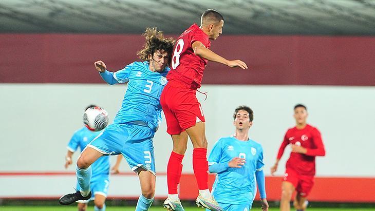 Türkiye U21 - San Marino U21 maçından kareler