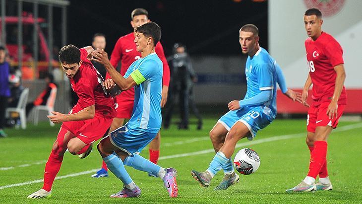 Türkiye U21 - San Marino U21 maçından kareler