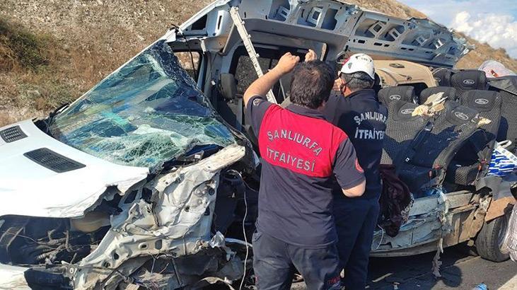 Şanlıurfada katliam gibi kazadan görüntüler