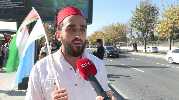 Atatürk Havalimanında Büyük Filistin Mitingi