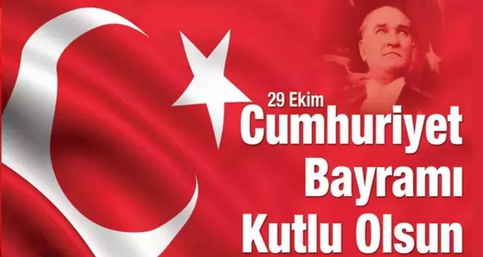 Cumhuriyet bayrami 100 yili kutlu olsun tradução dia da república 100 anos  feliz aniversário