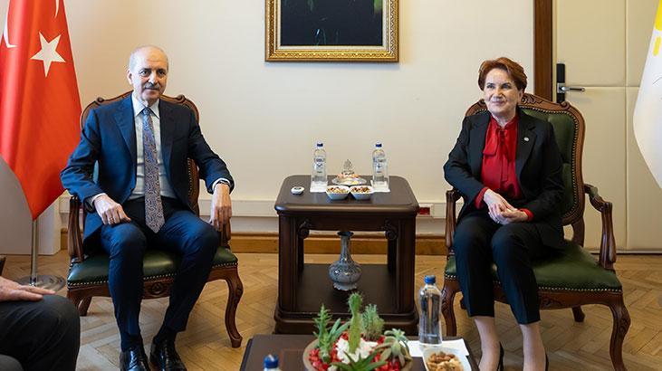 TBMM Başkanı Kurtulmuş, İYİ Parti lideri Akşener ile görüştü - Haberler Milliyet