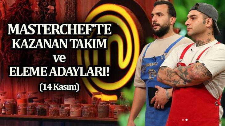 MASTERCHEF 🥗🎂 1. ve 2. eleme adayı kim oldu (14 Kasım) MasterChefte ilk oyunu hangi takım kazandı