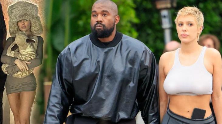 Kanye West'in eşi Bianca Censori'nin akşam yemeği kıyafeti olay oldu!